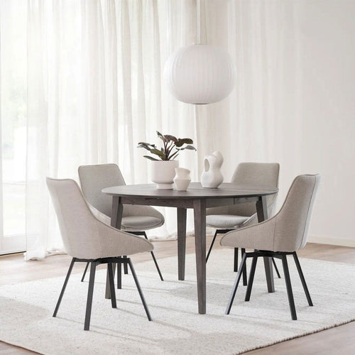 Rowico Home Filippa uitschuifbare eettafel donkerbruin - Ø120 cm - vtwonen shop