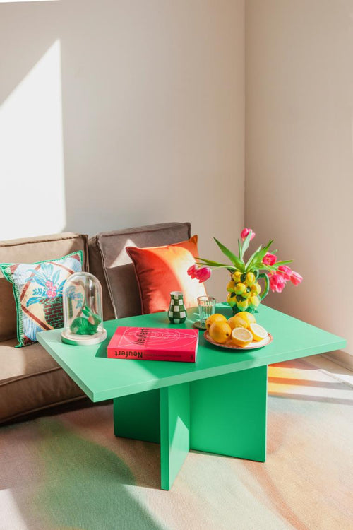 Really Nice Things - Salontafel - Charla - Rechthoekig - 100x60 cm - MDF - Esmeralda - vtwonen shop