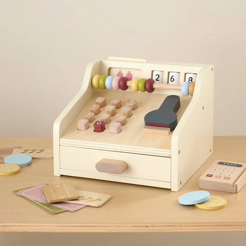 Petite Amélie Houten speelgoed kassa Noisette 31 dlg - vtwonen shop