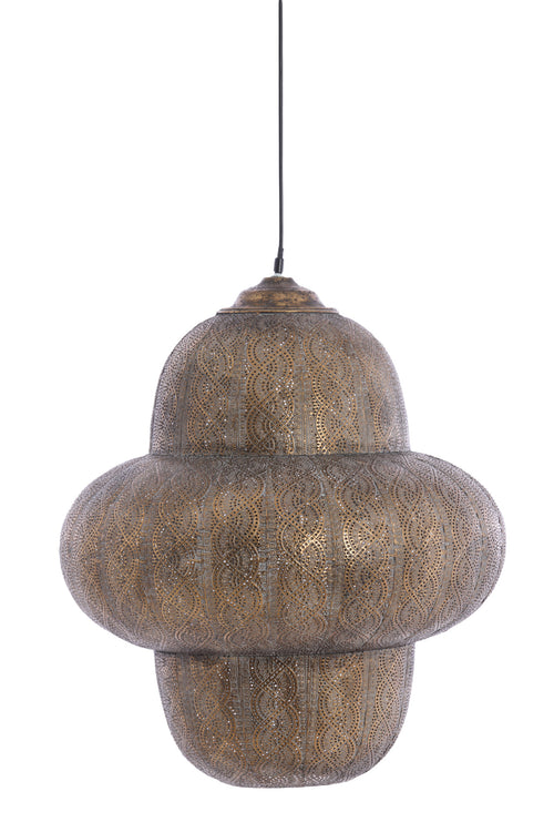 Light & Living hanglamp RYOTA - bruin - Ø53x63.5cm - vtwonen shop