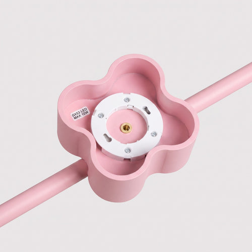 Sollux Lighting Kroonluchter OVIO 4 roze Gx53 - 122x12x208cm