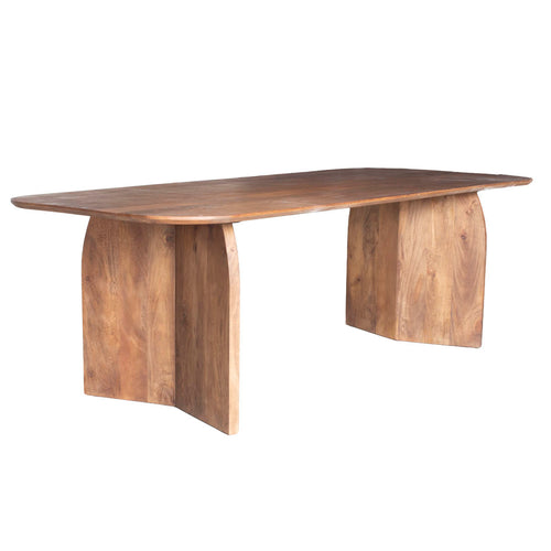 Giga Meubel Eettafel Dalarna - Deens Ovaal Donkerbruin Hout - 280x100x76cm - vtwonen shop