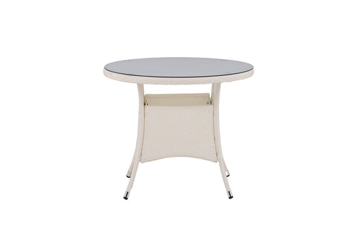 Rebellenclub Ronde Tuintafel Mykon - ø90cm - Wit - vtwonen shop