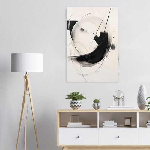 Artfulprints  Abstract - Chique brush 5   poster 70x100 cm