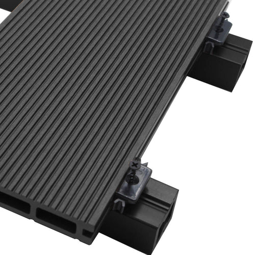 Home Deluxe - WPC terrasplanken complete set (incl. onderstructuur) SAMANA | kleur: antraciet, afmeting: 2 m² - vtwonen shop