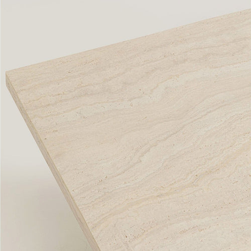 Kare Design Salontafel Travertino 100x100cm