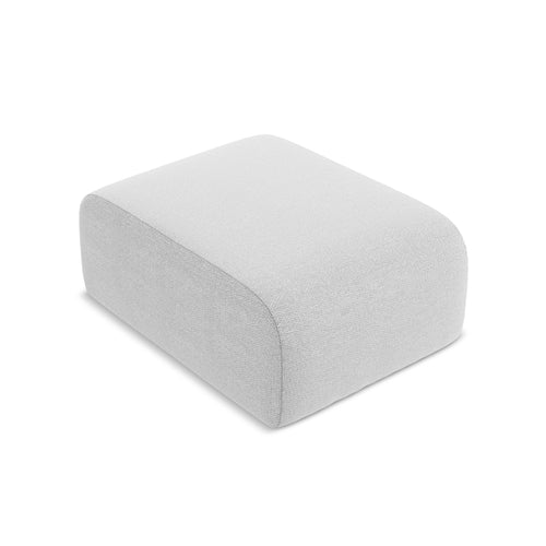 LaMiaSofa Poef Cervo - bouclé - zilver - 72x94x42
