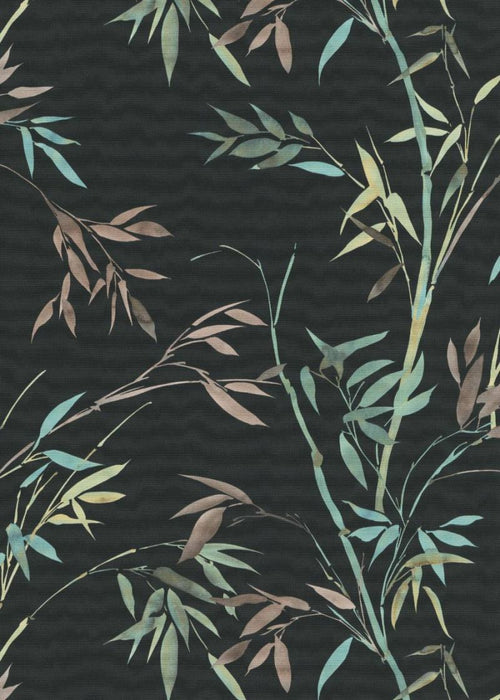 Erismann behang bladeren zwart - 53 cm x 10.05 m - 661616 - vtwonen shop