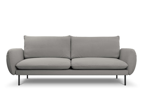 Cosmopolitan Design Bank Vienna 4-zits, boucle, grijs - 92x230x95cm