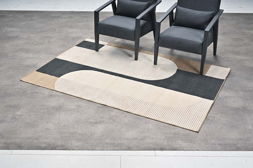 Art deco karpet - 200x290 cm - ecru - vtwonen shop