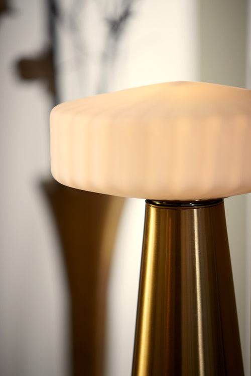 vtwonen tafellamp Pleat - wit - Ø30cm