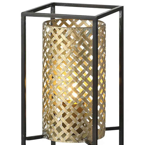 Freelight tafellamp Petrolio - 1 lichts - 15  x 37   cm - zwart goud - vtwonen shop