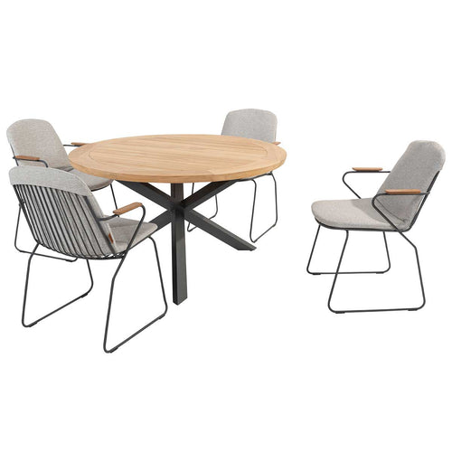 4 Seasons tuinset Veneto - Prado teak 5-delig - vtwonen shop