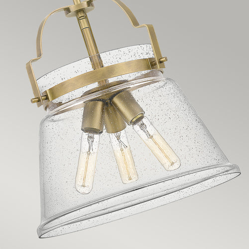 Elstead Quoizel Wimberley Koepel Hanglamp Plafondlamp Verweerd Messing