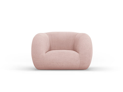 Cosmopolitan Design Fauteuil Essen boucle, poederroze - 95x130x86cm