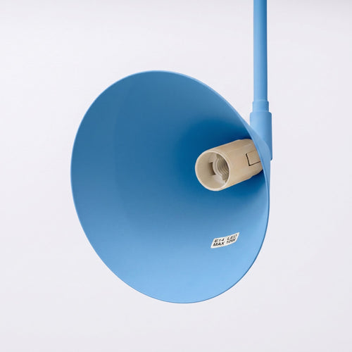 Sollux Lighting Wandlamp NOX 1 lichtblauw met schakelaar - 14x61x30cm
