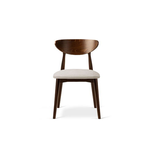 Set van 2 stoelen Leon chenille beige - 48x47.5x79cm