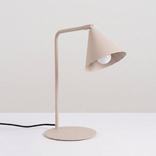 Sollux Lighting Tafellamp NOX taupe - 18x18x35cm
