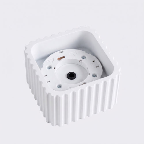 Sollux Lighting Plafondlamp RIFF 1 wit Gx53 - 10x10x6cm