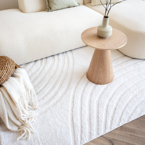 Interieur05 Scandinavisch vloerkleed Vidar creme/wit
