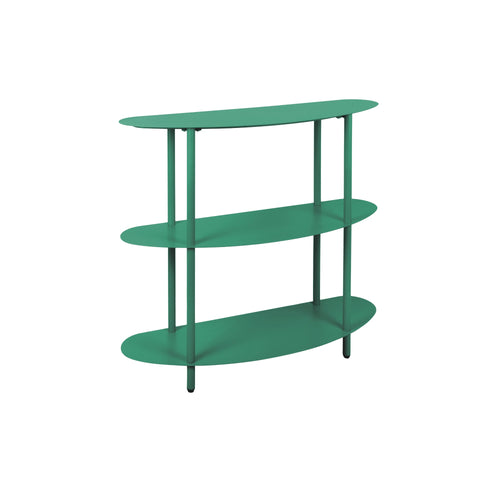 Leitmotiv side table Cool Retro - groen - 90x28x82cm