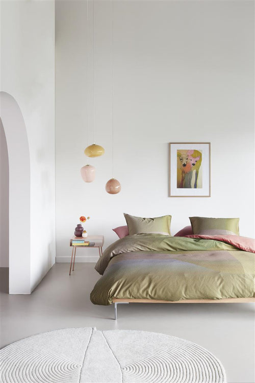 Beddinghouse Dutch Design dekbedovertrek Glossy - 140x200/220 cm - groen - vtwonen shop