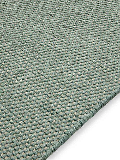 benuta wollen vloerkleed Rocco - groen - 250x350 cm
