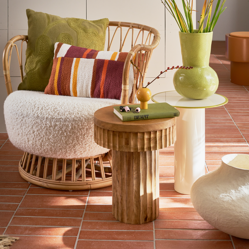 Urban Nature Culture Decoratieve pot Vif, pale khaki - Ø 45 * 28  cm