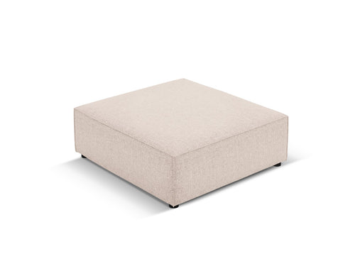 Cosmopolitan Design Poef Arendal chenille, beige - 80x102x40cm