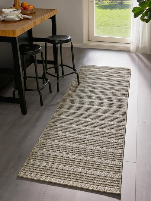 benuta binnen- en buitenloper Naoto - beige - 80x240 cm