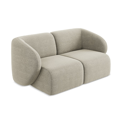 LaMiaSofa Tweezits modulaire bank Cervo - bouclé - taupe - 174x94x75