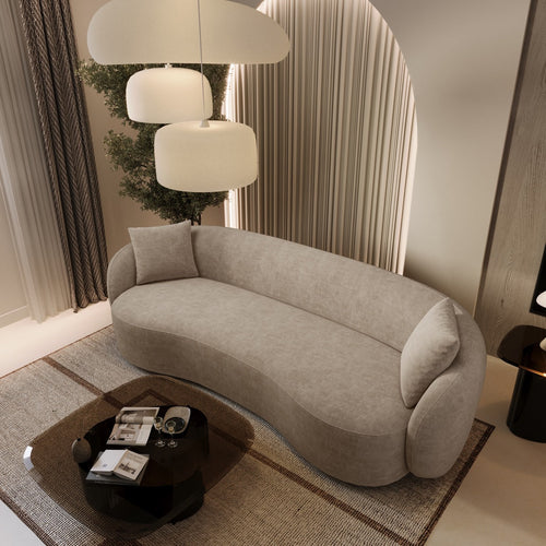Sia Home - Sofa CELINE - zacht aanvoelende geweven stof mol 210cm