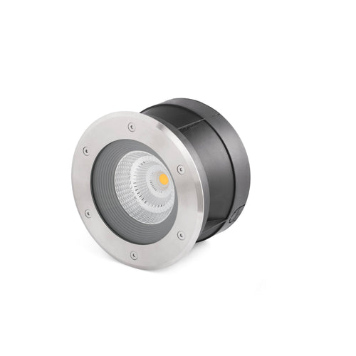 Faro Suria-24 - LED Outdoor Inbouwspot Smalle Stralingshoek Mat Nikkel IP67