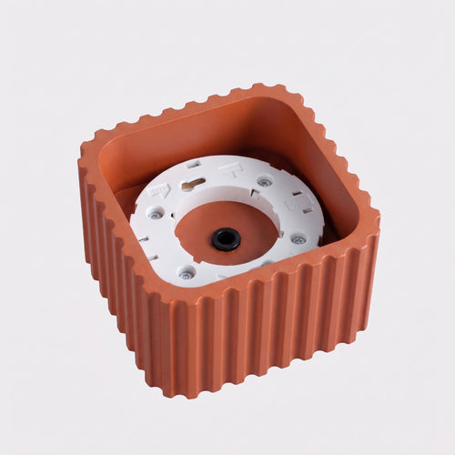 Sollux Lighting Plafondlamp RIFF 1 rode oker Gx53 - 10x10x6cm
