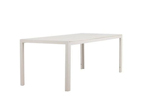 Rebellenclub Rechthoekige Tuintafel Cappero - 205 x 90 cm - Beige - vtwonen shop