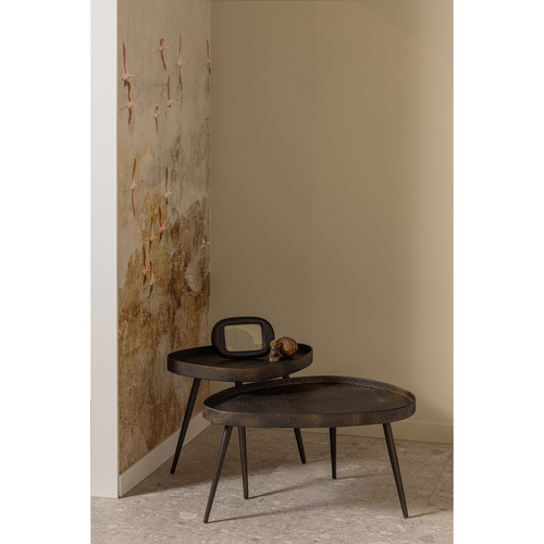 WOOOD bijzettafel Crude - Zink - Antique Bronze - 39x71x52 - vtwonen shop