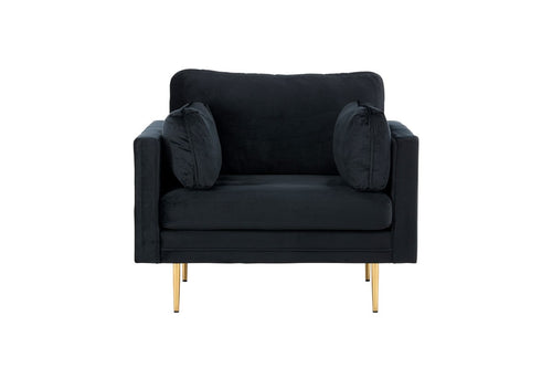 BRAM Fauteuil Renzo - Zwart Velours - vtwonen shop
