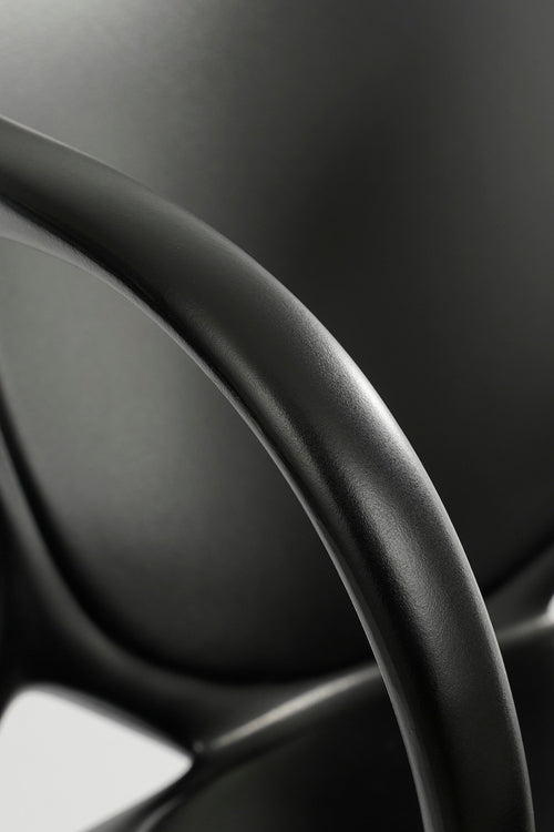 Mica Decorations Nebraska Tuinstoel - L56 x B57 x H80 cm - Polypropyleen - Zwart - vtwonen shop