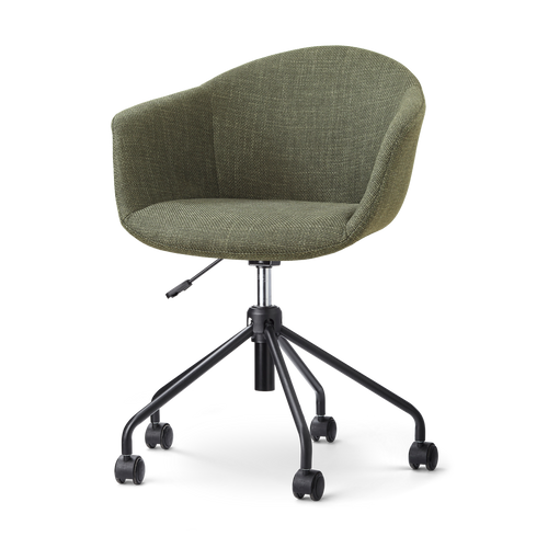 Nolon Nout-Otis bureaustoel forestgroen - zwart onderstel