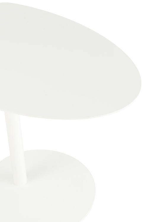 J-Line bijzettafel Ice - metaal - wit
