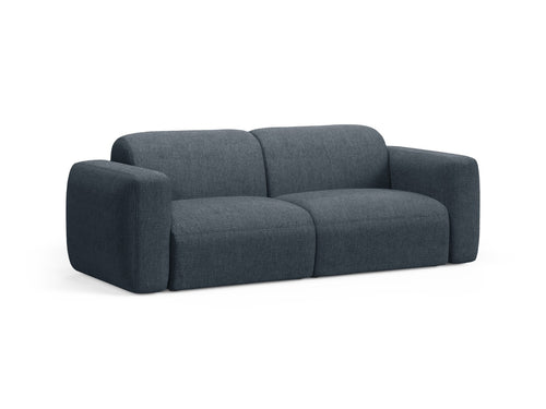 Cosmopolitan Design Modulaire bank Strino 3-zits, structurele stof donkerblauw - 98x220x78cm