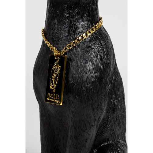Bold Monkey Proudly Crowned Panther vloerlamp zwart