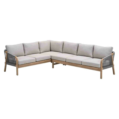 Garden Impressions lounge dining set Alora grey sand - 2-delig links