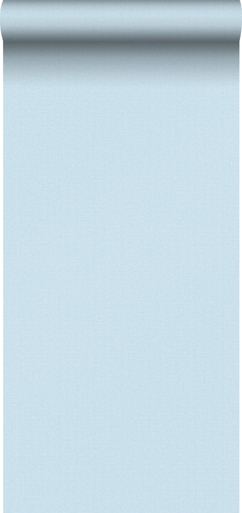 Sanders & Sanders behang linnenstructuur blauw - 53 cm x 10 m - 640477