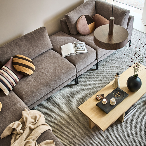 vtwonen hoekelement bank Couple - Taupe - 89x100x100 - vtwonen shop