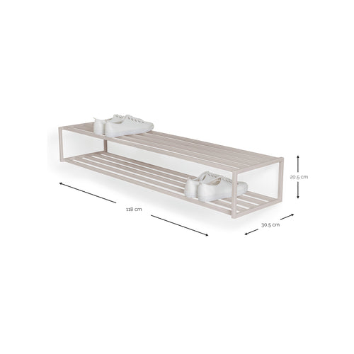Spinder Design schoenenrek School 120 - Silky Taupe - 10 paar schoenen