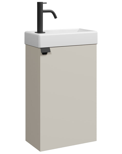 Badplaats Toiletmeubel Apollo 40 x 22 cm – Beige – Fonteinmeubel met Wastafel