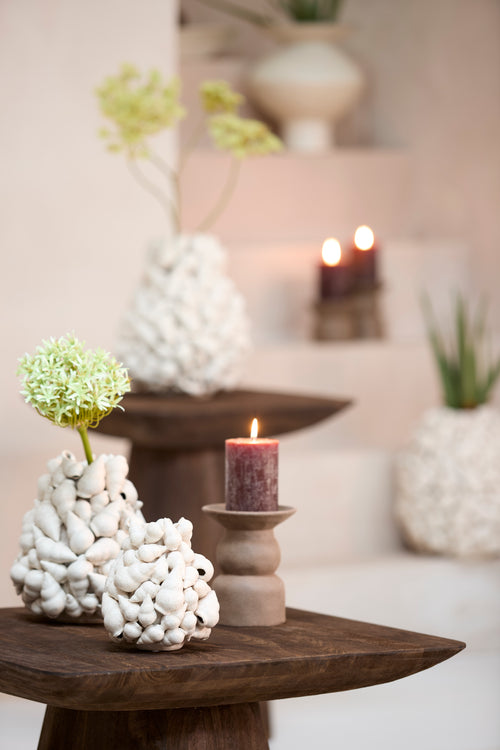 Light & Living vaas GEORGIA - Ø19x22cm - wit - vtwonen shop