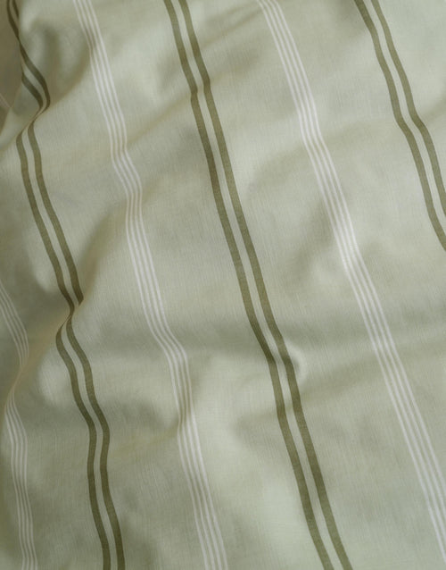 Marc O'Polo Olin dekbedovertrek - Lits-Jumeaux XL – 260x200/220 cm - Calm sage