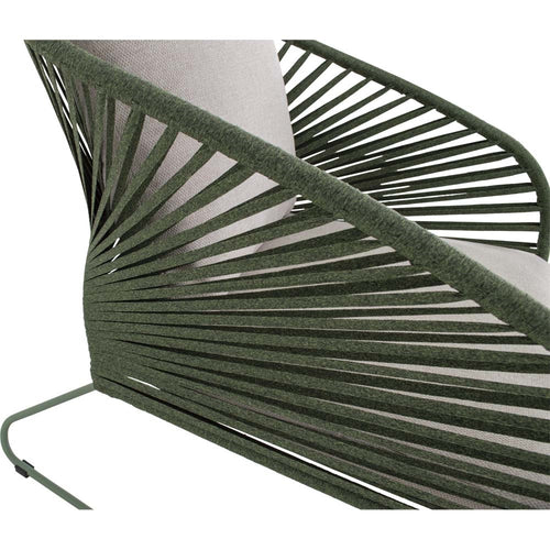 Lesli Living bistrostoel Izumi - groen - 71x79x73cm